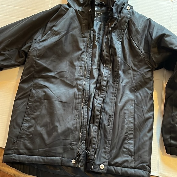New-all in motion-L-black-Double full zip with Velcro and snaps jacket/coat - Picture 7 of 13